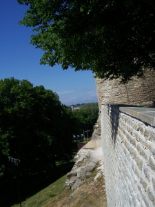 Looking over the wall