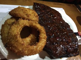 onion rings and ribs